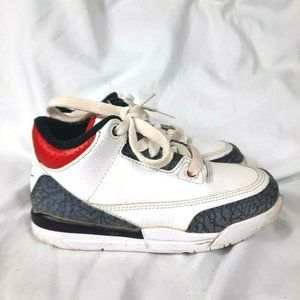 Nike Air Jordan 3 Retro SE Fire Red Denim Kids 11C